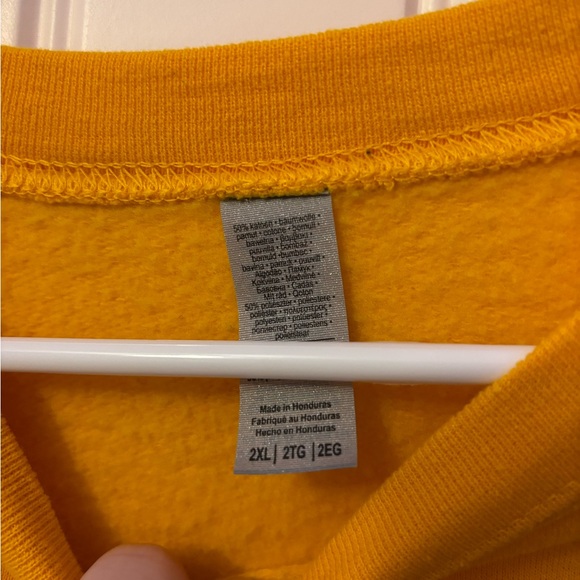 Jesus Loves You Yellow Graphic Sweatshirt - Picture 2 of 2